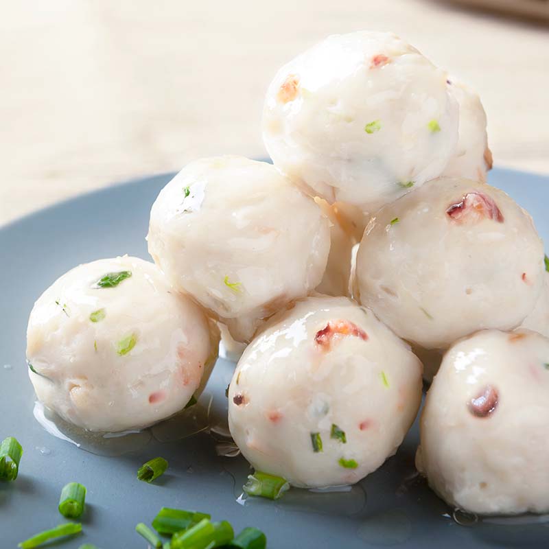 四海鱼蛋八爪鱼球一斤装500g火锅食材关东煮丸子空气炸锅生鲜鱼丸