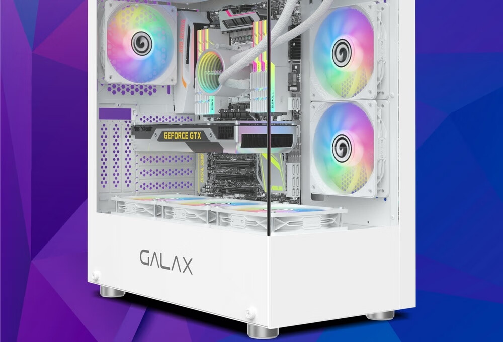 Yingchi Super Seaside View Gaming Computer Case White (No Stand/Quick Release on Both Sides/Supports M-ATX/Compatible with 360mm Water Cooling/Maximum Graphics Card Length 400mm) 2