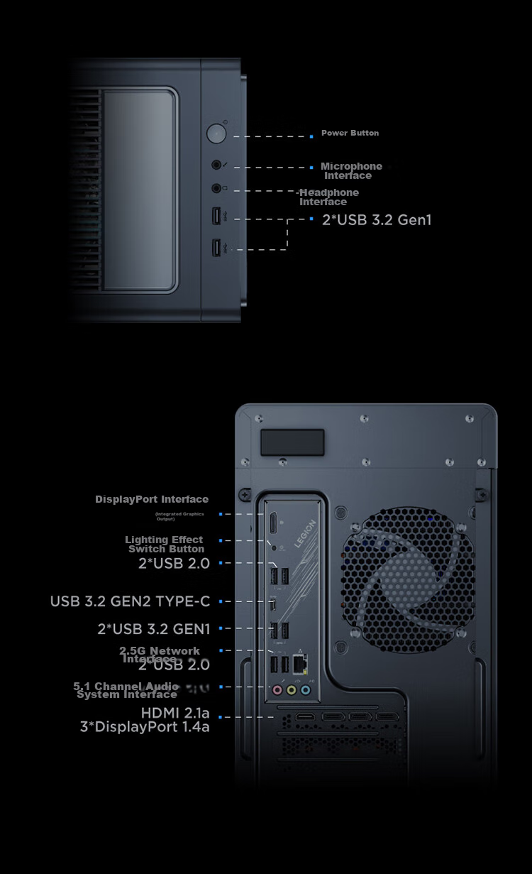Lenovo Legion Blade 7000K Gaming Desktop PC (13th Gen i7-13650HX, RTX 5060 8GB GPU, 24GB DDR5) Delta Gameplay 19