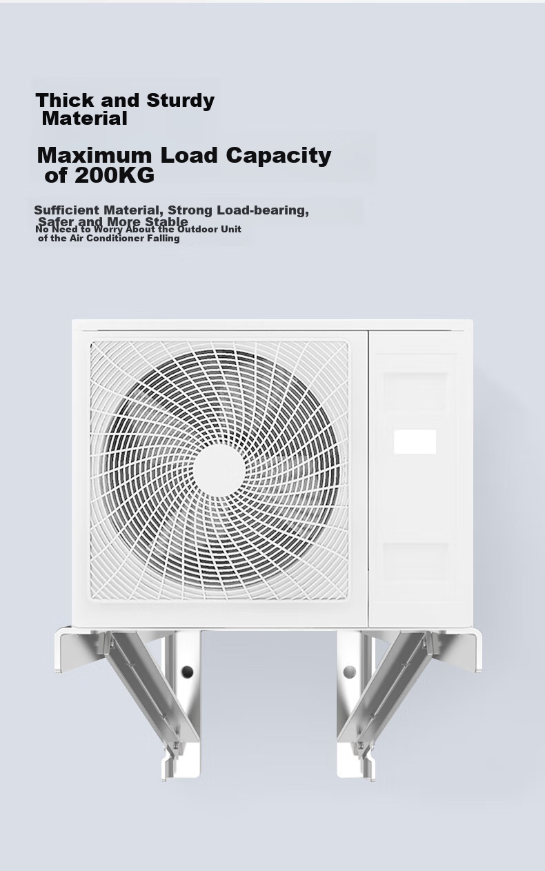 Muhouyingxiong Air Conditioner Outdoor Unit Bracket, Thickened Stainless Steel Air Conditioner Stand, 2P Suitable for Aux, Gree, Midea And Other Brands of Air Conditioners 3