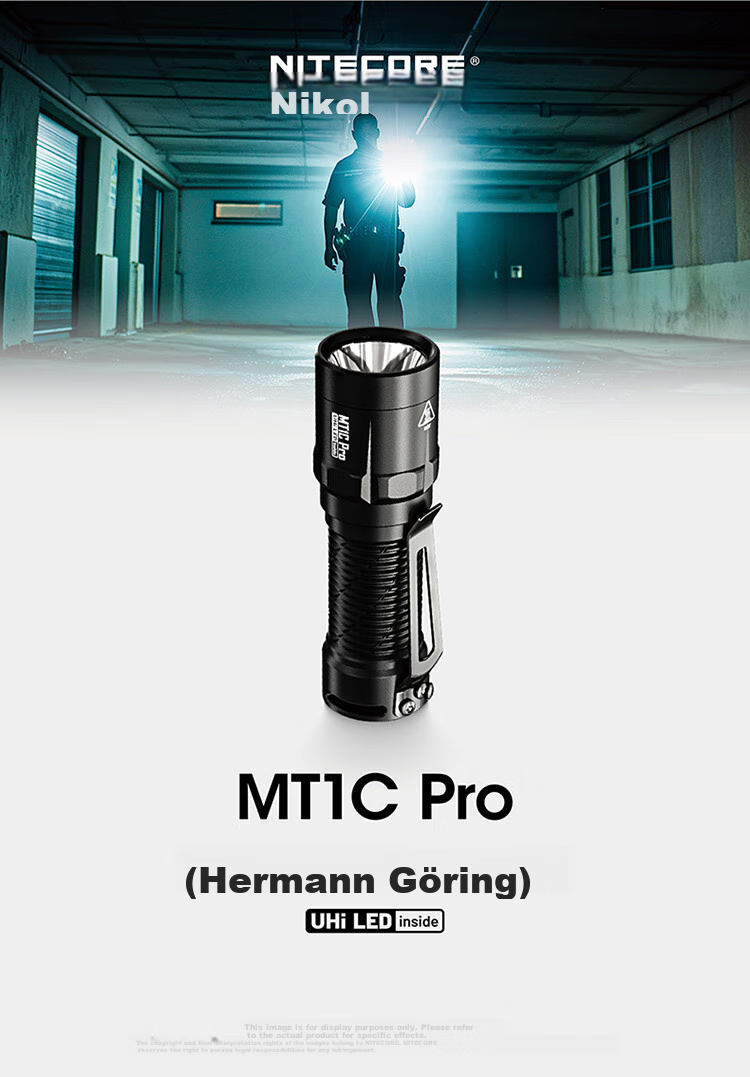 NITECORE MT1C PRO Flashlight, Outdoor Tactical High-Intensity Illumination, Portable Travel Light 1
