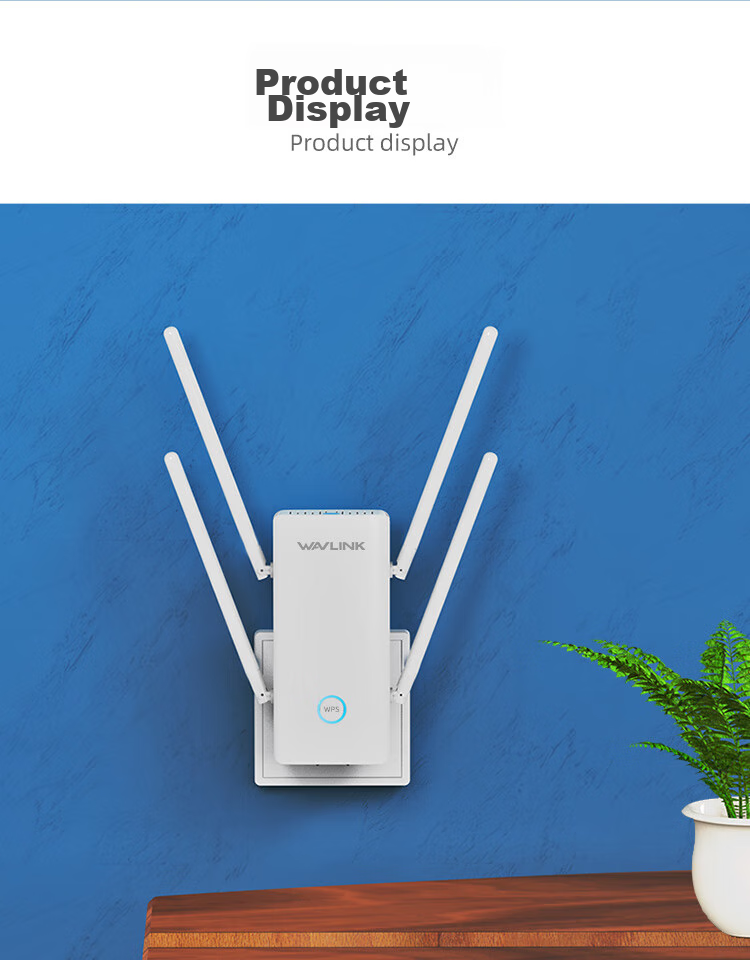 Wavlink WiFi Signal Amplifier, 5G Dual-Band AX3000, Stable Wireless Signal, Wall-Penetrating, Whole-House Coverage, Network Expansion Booster, Repeater, WiFi 6 Signal Enhancer D6X 19