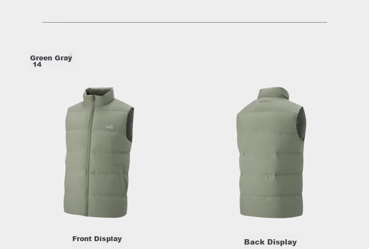 HLA Lightweight Down Vest Men Urban Outdoor Sports Jacket New Year Edition 20