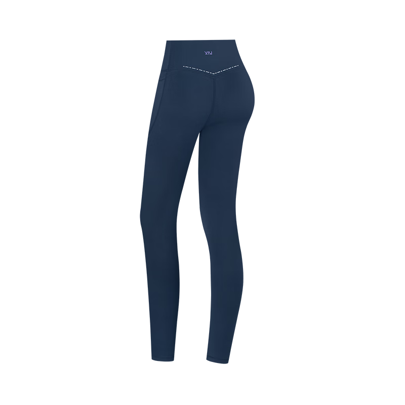 VFU No Embarrassment Line Xingqing Yoga Pants, High-Waisted, Butt-Lifting, Outdoor Running Fitness Sports Pants, Cangqiong Blue, S