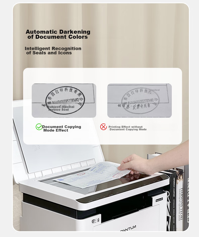 PANTUM M6202W Youth Edition Laser Printer All-In Copier Scanner for Home Wireless Mobile Printing Student Homework Printer 18