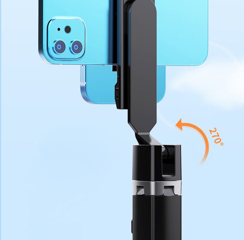 Bkayp Mini Selfie Stick Handheld Bluetooth Photography Gadget Portable Bluetooth Remote Control Desktop Handheld Vlog TikTok Outdoor Suitable for Android And Apple [No Light] 13