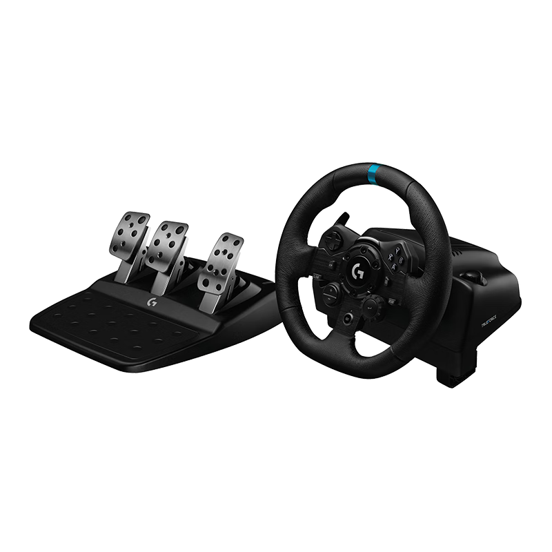 G G923 PC High-Resolution Force Feedback Racing Wheel And Pedals, Racing Simulation Driving Experience, For Horizon 4 And Okami 2
