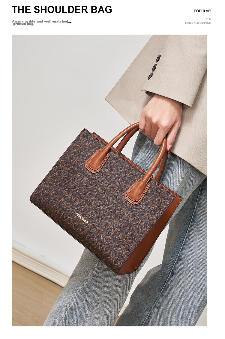 Aokang Women's Handbag, 2026 New Trendy Retro High-End Tote Bag, Light Luxury Crossbody Shoulder Bag, Birthday Gift for Mom Or Wife 17