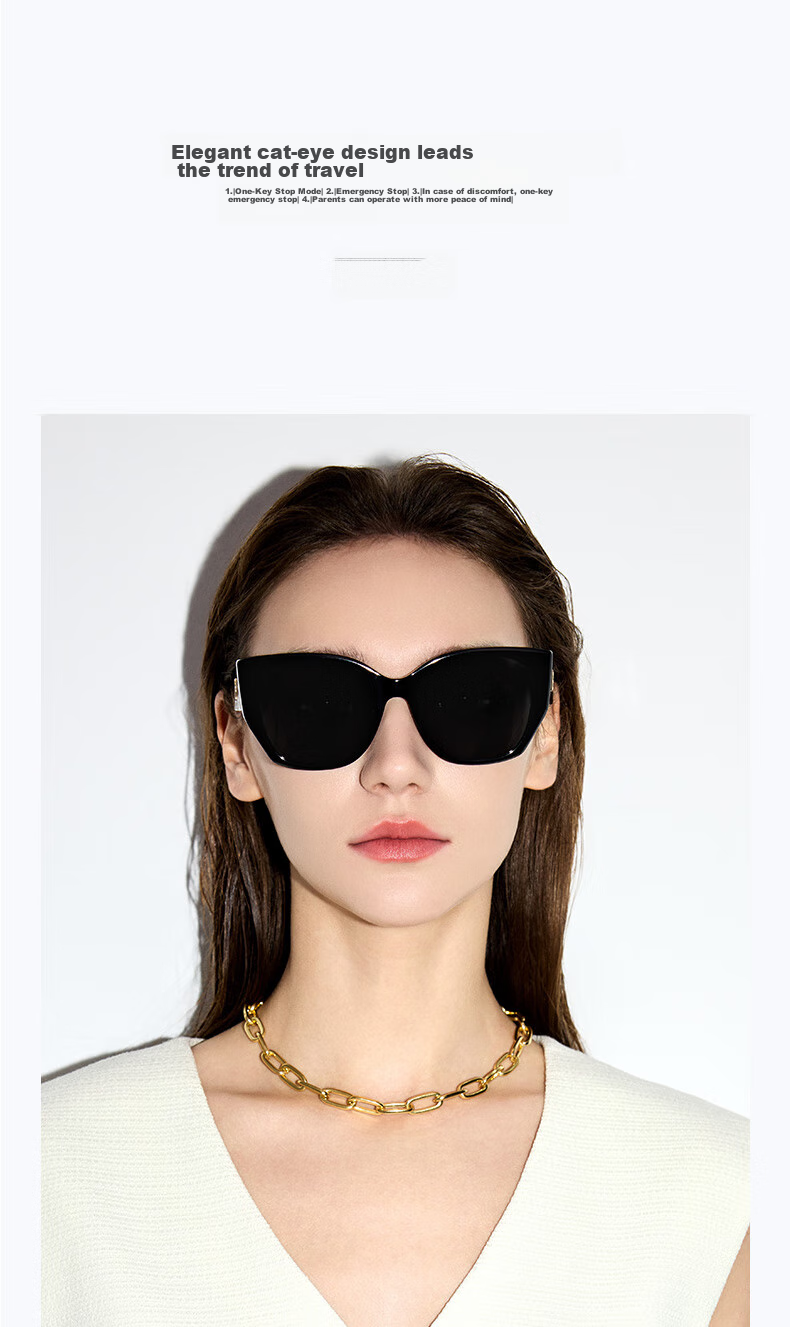 BOLON Sunglasses, Cat-Eye Polarized Style, Yang Zi's Same Model, Driving UV Protection Sunglasses, Trendy for Men And Women, BL3195C20 2