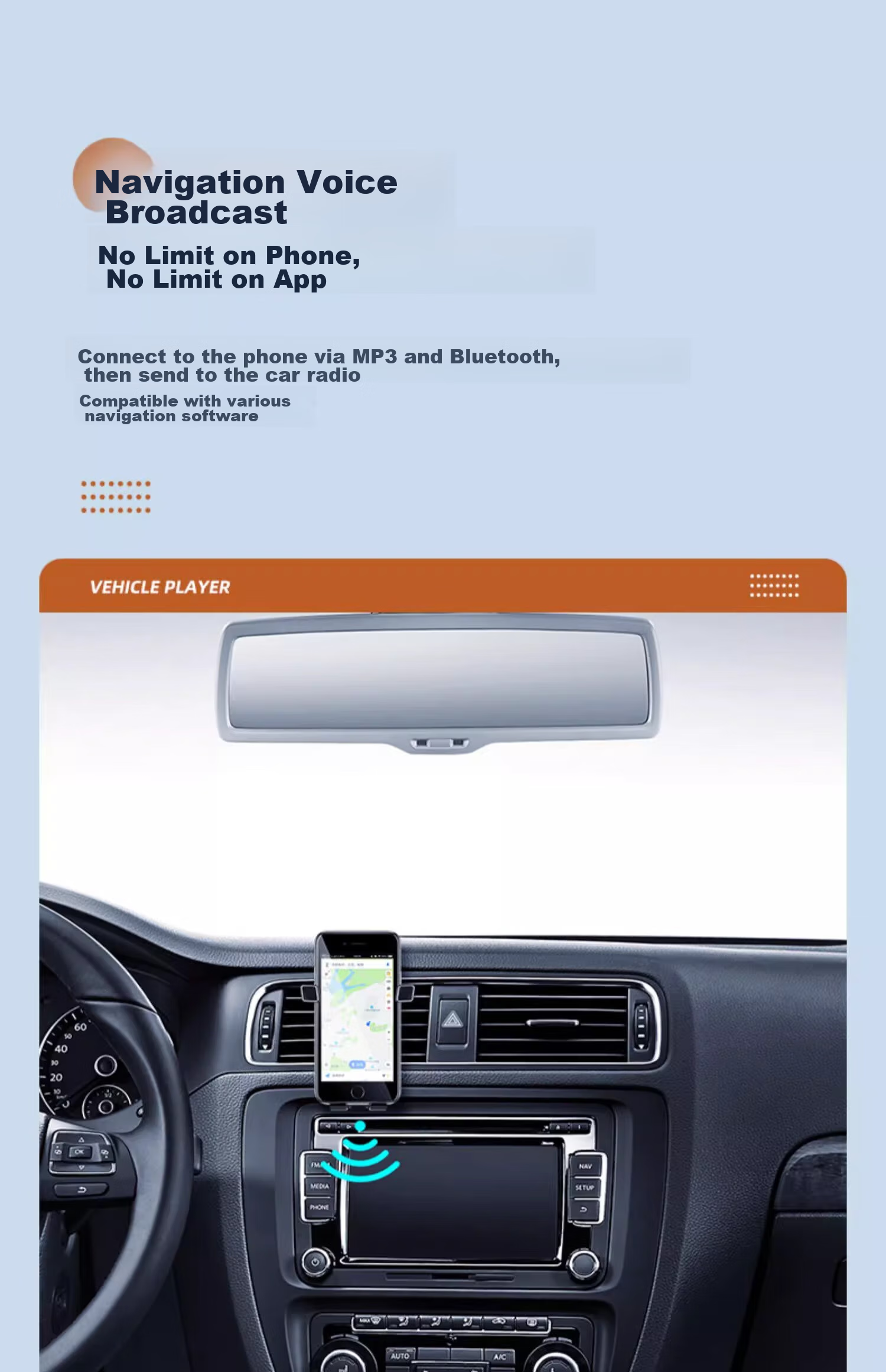 Beiteng Car MP3 FM Transmitter PD30W Fast Charging 2.4A, Bluetooth Hands-Free AUX Play, Car Charger T16 + Data Cable 20