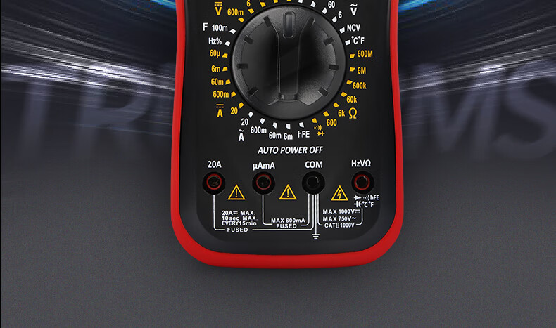 Delixi Electric High-Precision Digital Multimeter Multifunctional Digital Voltage Tester DEM11+ 12