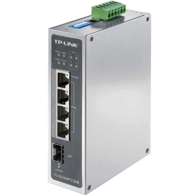 TP-LINK 5-Port Gigabit Cloud-Managed Industrial Enterprise-Level Switch TL-SG2005 Industrial Grade, 1 Piece, Plug-And APP Management