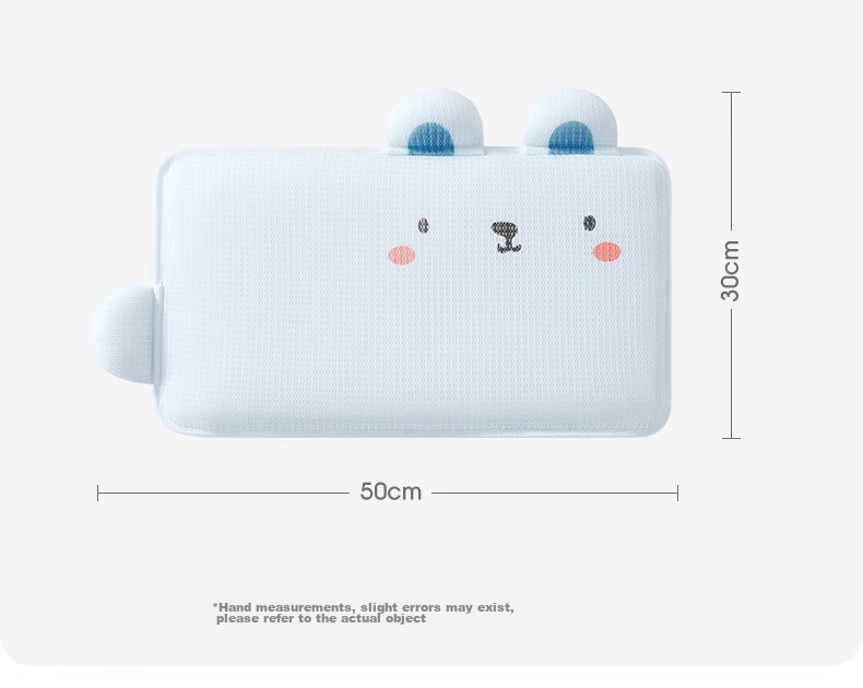 Beitaisi Cloud Pillow, Baby Pillow for 0-1 Year Olds, Sweat-Absorbing Breathable Gauze, Ten-Layer Pleated Fabric, Anti-Colic Pillowcase, Dreamy Floral Patter 26