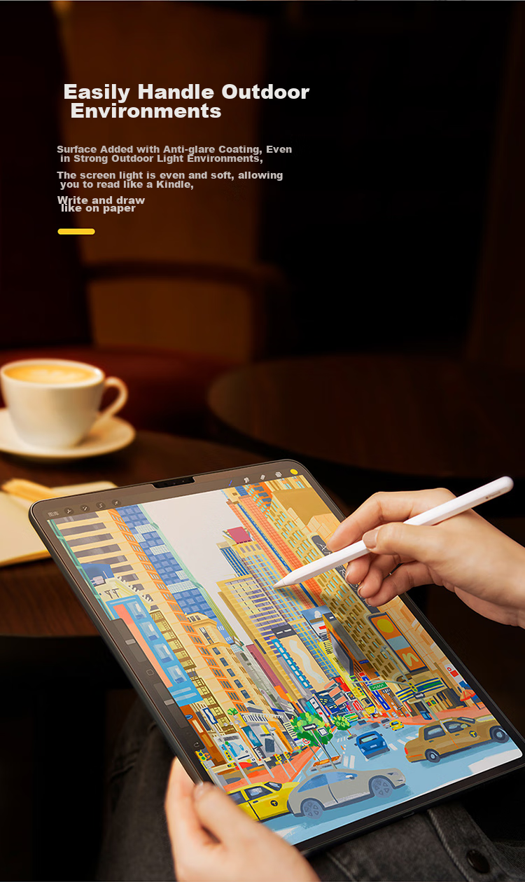 Baseus Compatible with IPad Mini7/6 Paper Film, 8.3-Inch 2024 New Model Drawing-Specific High-Definition Hand-Drawn Film, Shockproof, Oil-Resistant, Anti-Fingerprint [Full Coverage Ultra-Thin] 5