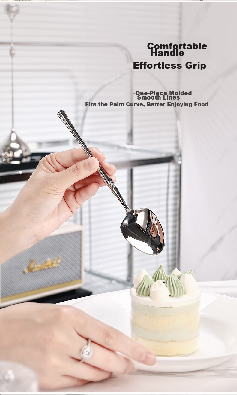 CRISTALGLASS Stainless Steel Steak Knife And Fork Set, High-Quality Western Cutlery, Thick Household Tableware Knife And Fork Set 7