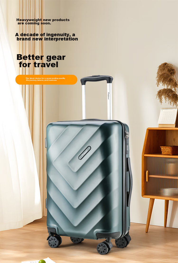 Diplomat 24-Inch Large Capacity Suitcase, Trolley Case with Password Lock for Men And Women, Travel Luggage TC-23263 Gree 1