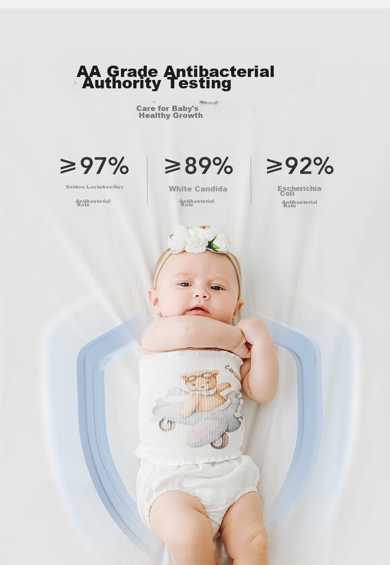 EMXEE Baby Belly Band, Spring And Autumn Infant Belly Protection Device, All-Season Newborn Umbilical Cord Protector, Belly Cover, 17*17cm 11