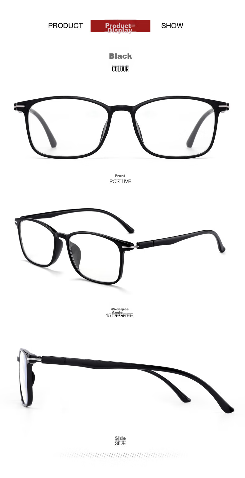 LESCA LUNETIER High-End Reading Glasses for Men, Anti-Blue Light Radiation, Premium Brand, High-Definition Presbyopic Glasses for Elderly Women, Back to School 8