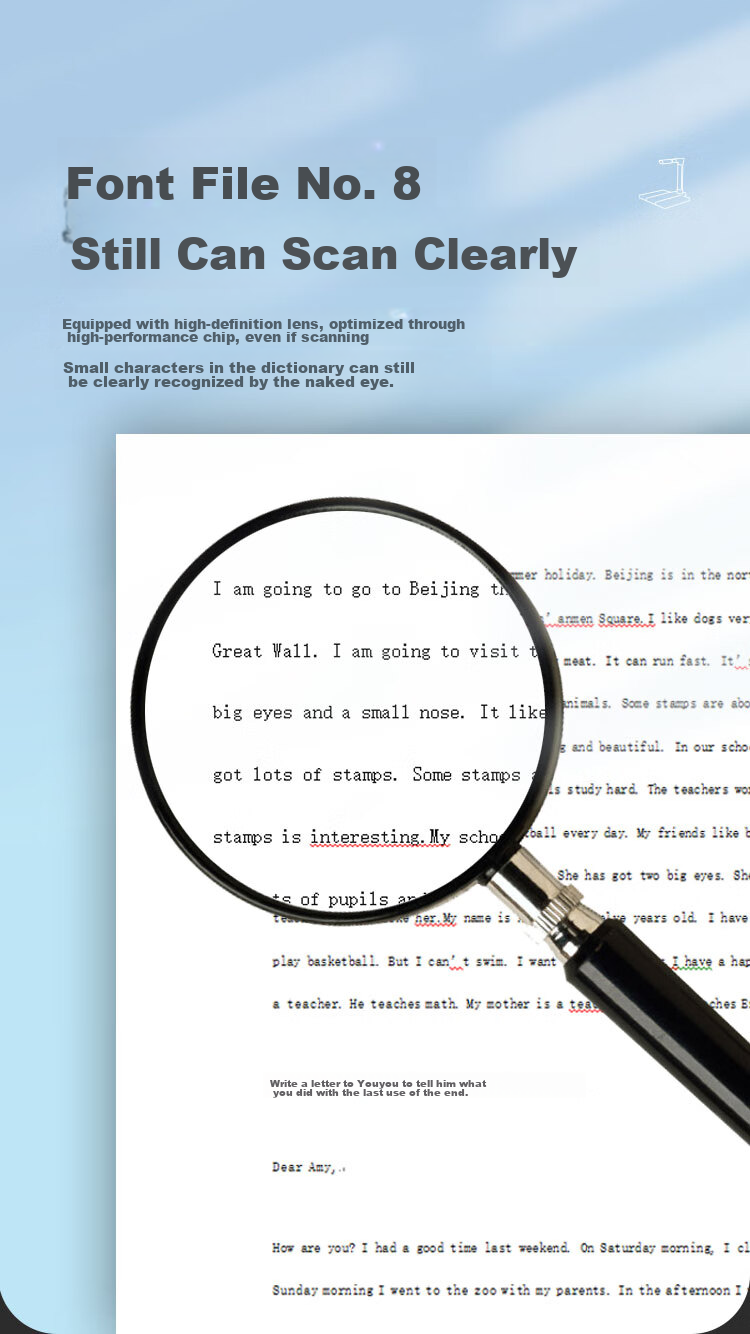 Eloam 14 Million High-Definition Document Camera Scanner A3 Hard Base OCR Text Recognition Office Document High-Speed Automatic Continuous Scanning Domestic System S1280AF 8