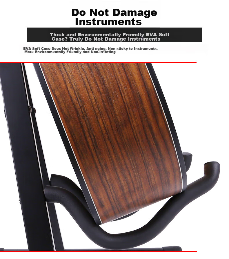 Maneryuepu Guitar Stand for Classical Folk Acoustic And Electric Guitar, Cello, Pipa, Zhongruan And Other Musical Instruments, Universal Floor-Standing Instrument Stand 5