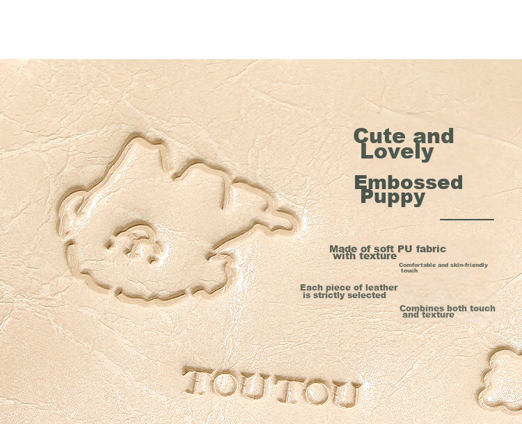 Toutou Line Drawing Dog Short Wallet, Multi-Card Holder, Coin Purse, Storage Pouch, Birthday Gift for Girlfriends And Wome 11