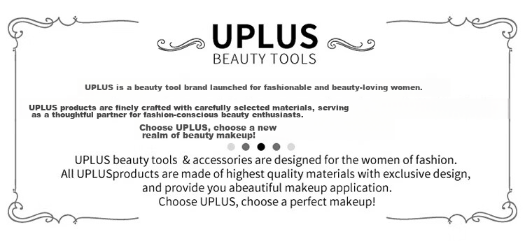 UPLUS Flocked Setting Powder Puff, 2 Pieces (Round + Square), Dedicated Replacement Powder Puff 8