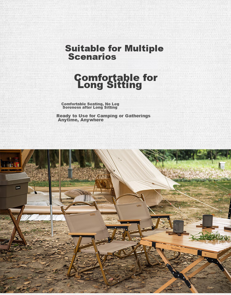 Naturehike Muke Muguang L02 Outdoor Folding Chair, Camping Chair, Portable Camping Stool, Fishing Chair, Outdoor Picnic Seat 8