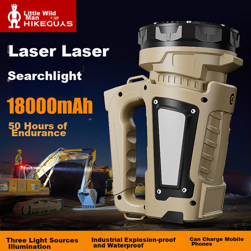 XIAOYEREN Ultra-Bright Flashlight, Outdoor Long-Lasting Battery Life, Military Patrol-Specific Work And Home Use, Rechargeable Emergency Handheld Searchlight