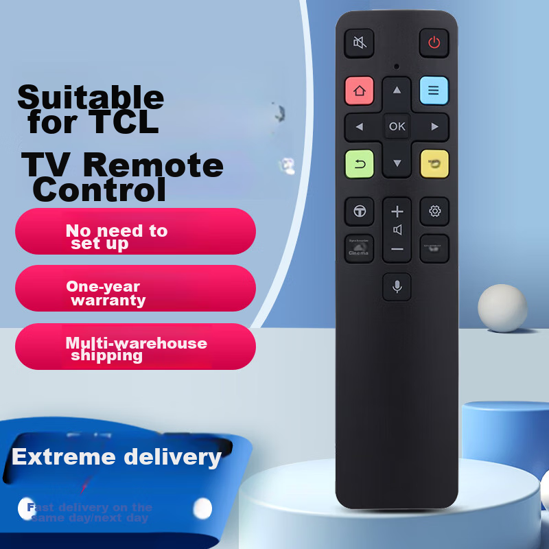 Пульт ДУ Qinxuan RC801C/D для телевизоров TCL, голосовое управление, Bluetooth