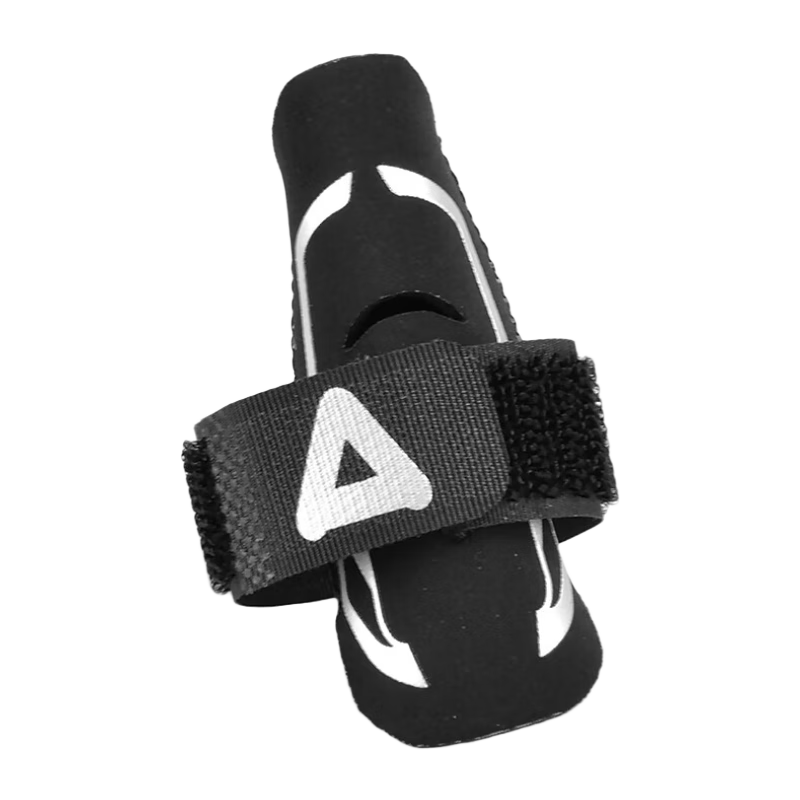 AQ Finger Immobilization Protective Sleeve, Sports Finger Guard, Basketball And Volleyball Protective Gear, Black Compression Model B30921S/M