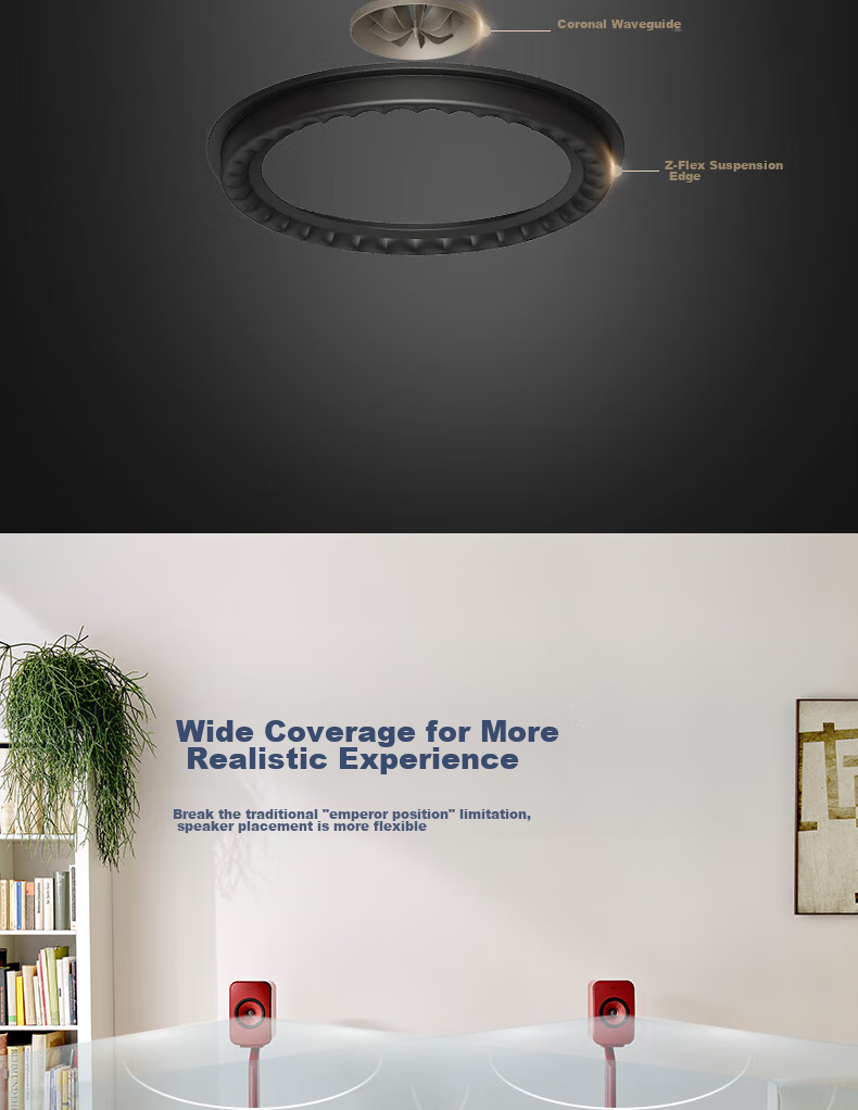 KEF LSX II Desktop Computer Speakers, Wireless HiFi 2.0 Stereo Bluetooth Active Speakers, High-Fidelity Living Room TV Sound System, Gift Subsidy, Carbon Black Color 8