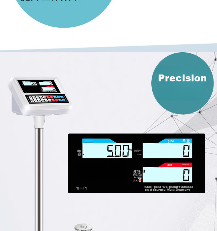 Demin High-Precision Electronic Scale for Commercial And Industrial Use, Counting And Pricing, Suitable for Express Delivery, Street Vending, And Floor-Standing Platforms, Weighing up to 100kg 3