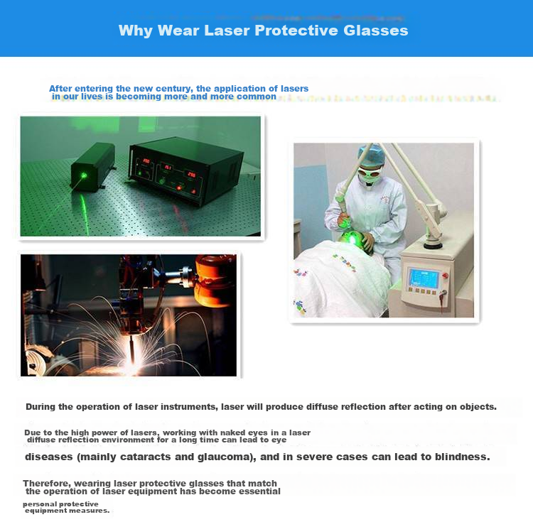 GONGPINKU 800-2000nm Absorption Laser Protective Goggles, Industrial High-Intensity Welding And Rust Removal Eye Shield 7