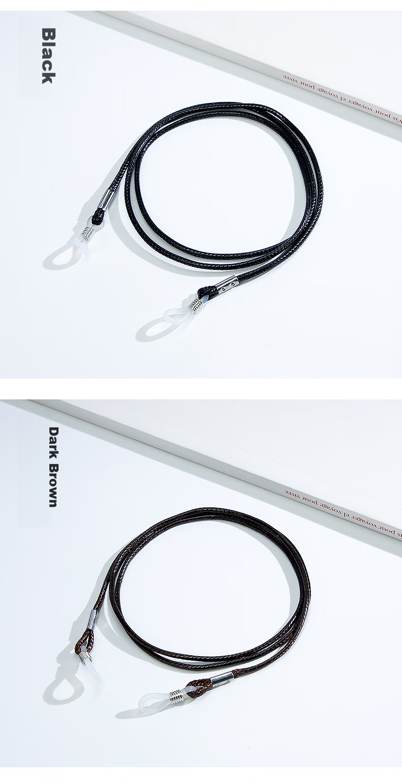 SooGree Glasses Anti-Loss Cord Braided Eyeglass Strap for Adults And Children, Universal for Myopia Sunglasses Reading Glasses, Running Sports Anti-Drop Cord 8