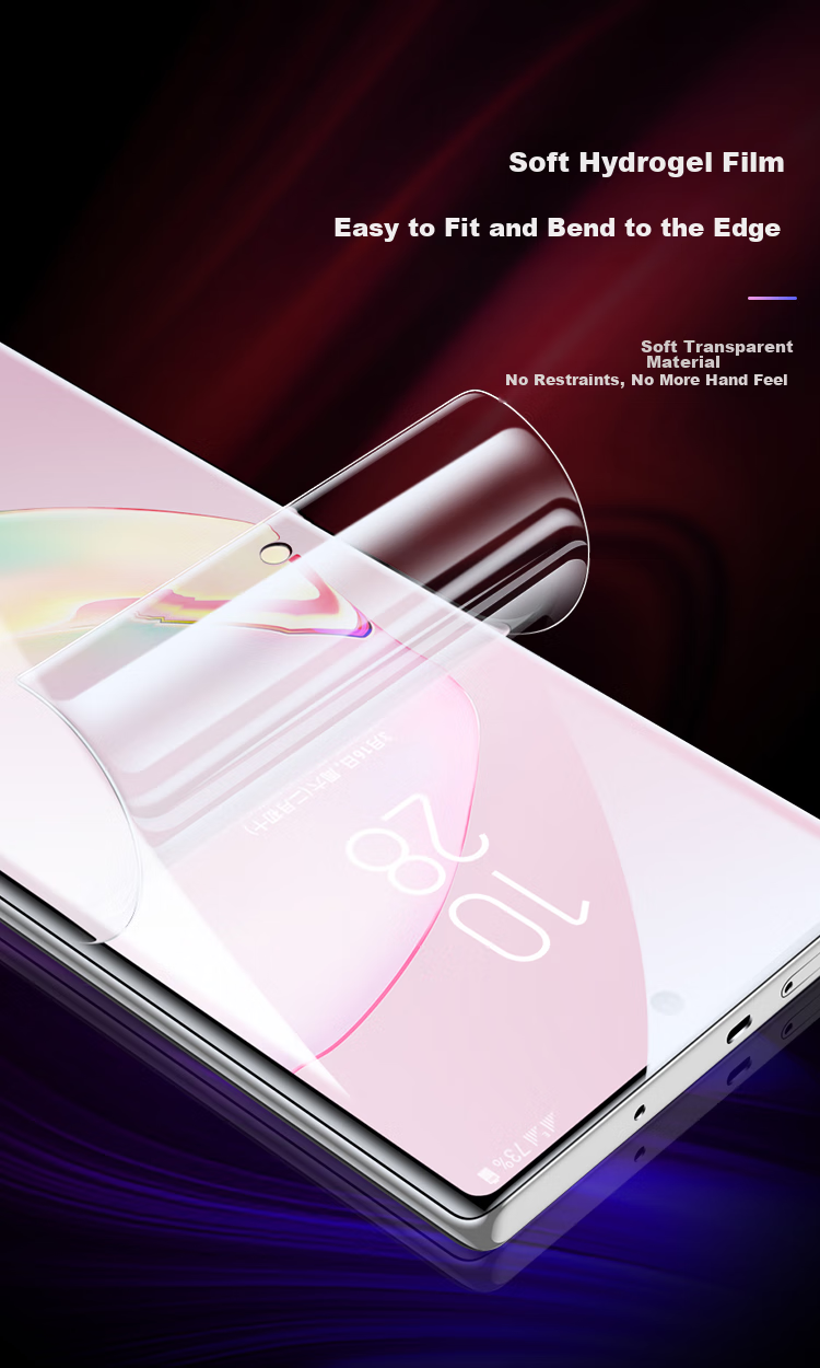 Yisika [Ultra-Fast Repair 2 Pieces] Suitable for Samsung Galaxy Note 20 Ultra Hydrogel Soft Film, Phone Screen Protector, High-Definition Full-Screen Non-Tempered Glass Fully Adhesive Anti-Scratch Anti-Fingerprint JM119 3