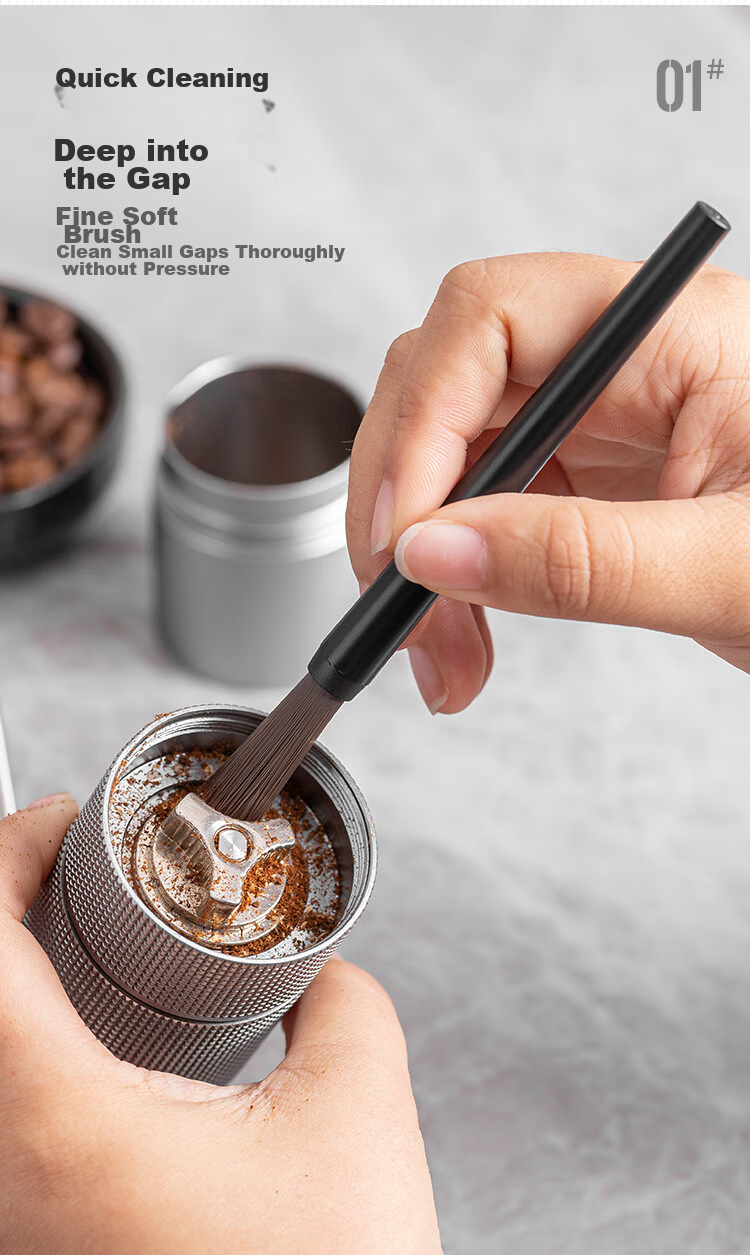 Banwushenghuo Coffee Brush, Grinder Cleaning Brush, Coffee Machine Cleaning Brush, Coffee Powder Cleaning Brush, Coffee Accessories Cleaner 4