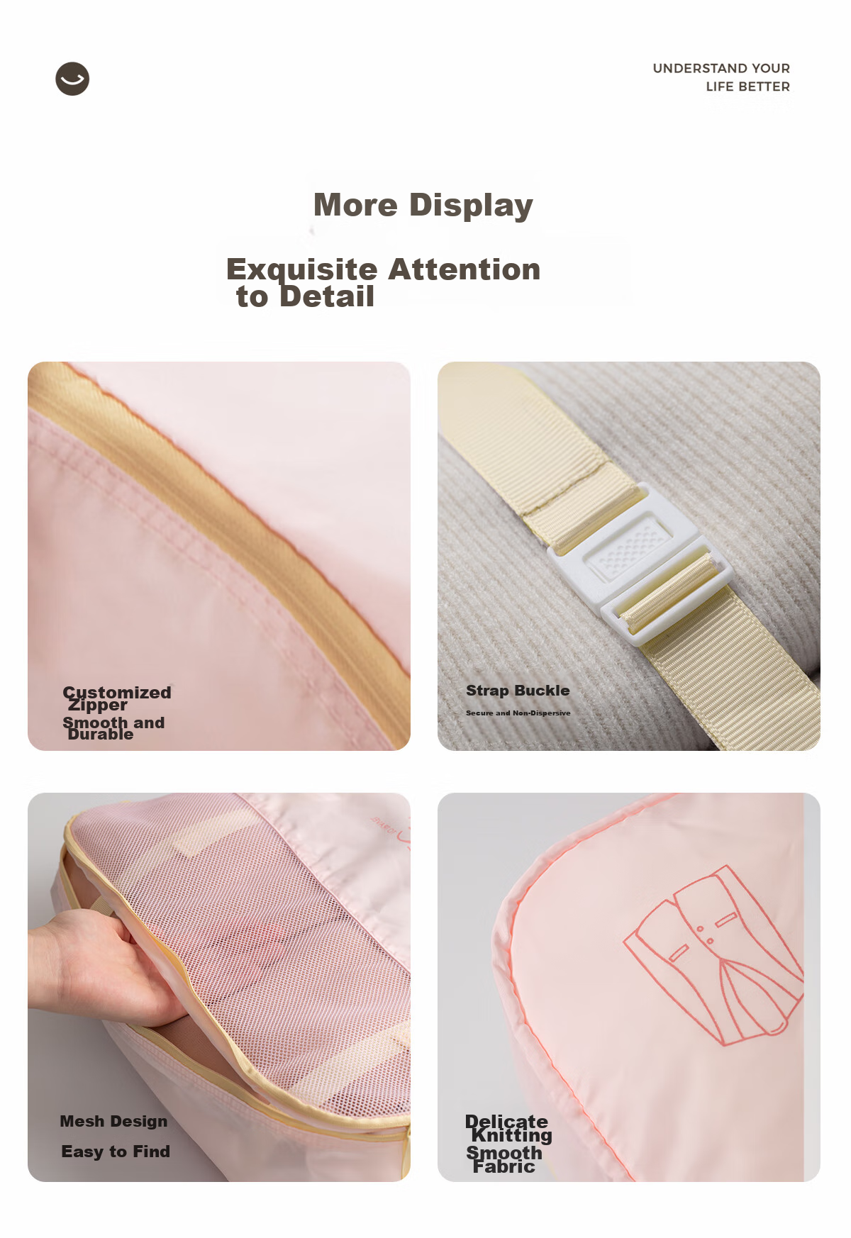 Youshiguang Travel Clothing Storage Bag, Underwear Compressor Organizer, Non-Disposable Luggage Sorting Bag 8