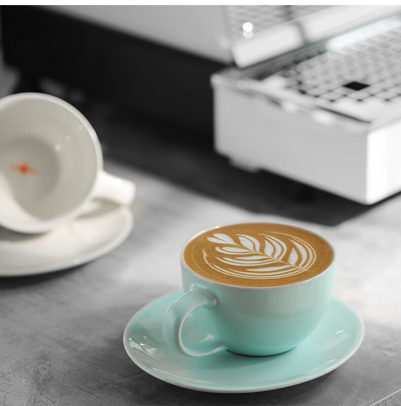 MHW-3BOMBER Bomber [Gift] Ceramic Coffee Mug, Latte Art Cup, Cup And Saucer Set, Instagram-Friendly, Retro High-End Feel, Niche 19
