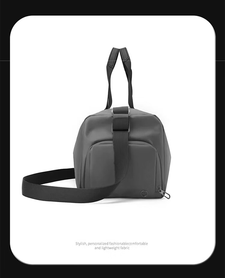 Lehuolvxing Fitness Bag with Wet And Dry Separation, Men's Travel Luggage Handheld Large Capacity Sports Bag, Short-Distance Business Trip Crossbody Backpack 7