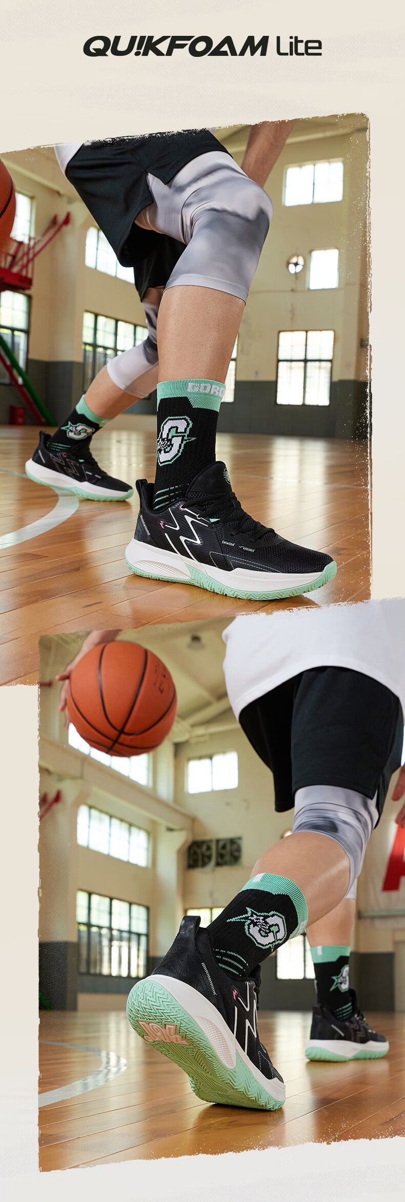 361° Basketball Shoes BIG3Team Spring And Summer Youth Professional Low-Top Sneakers for Men 672331109-2 18