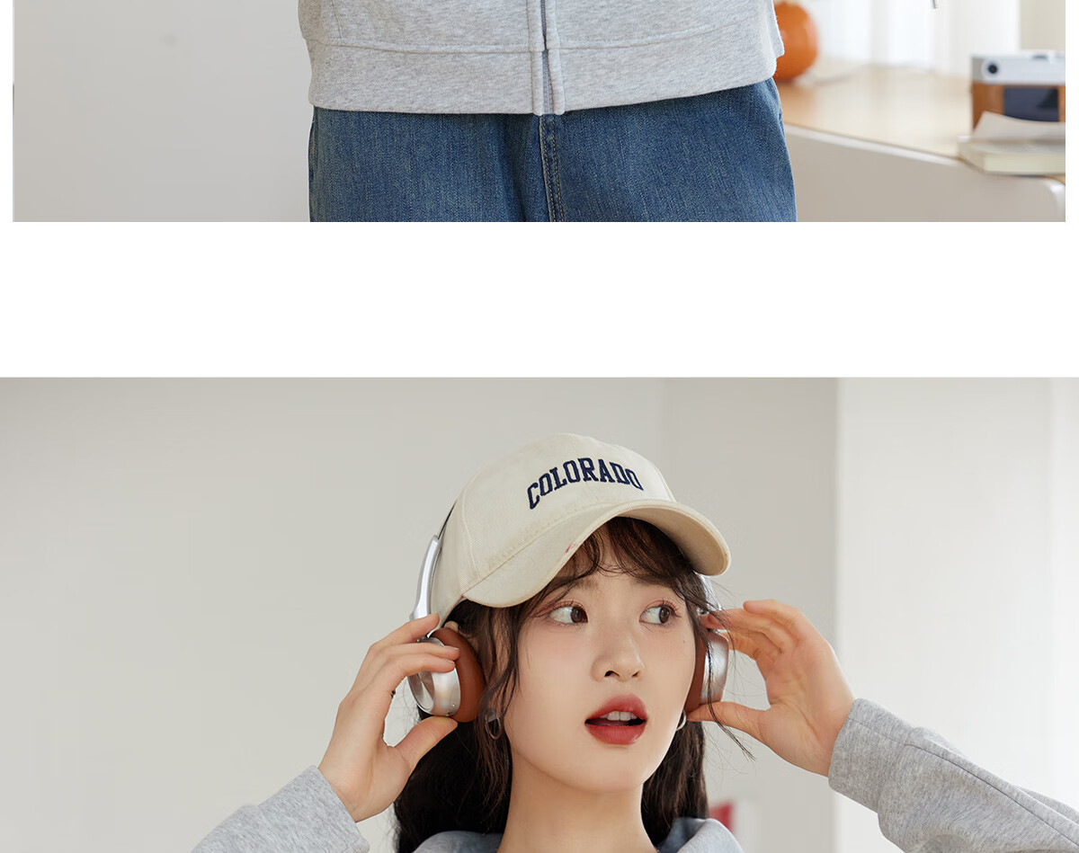 Halo Queen Hoodie Jacket for Women, Spring And Autumn, with Hood And Zipper Pockets, Loose-Fitting Fashion Casual Outerwear, New Product H143W1010 44