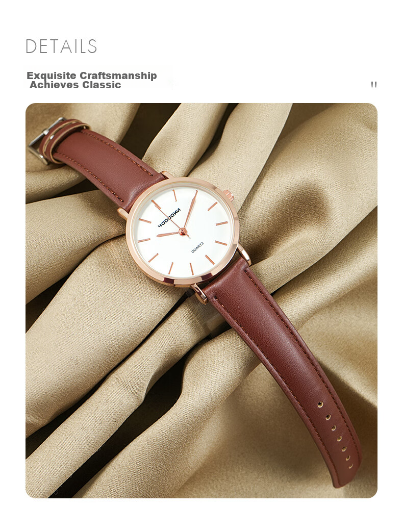 Siwangongli Ladies' Watch, Fashionable Trendy Girls' Wristwatch, Suitable for Middle And High School Students, Back-To Season And New Year Gift 7