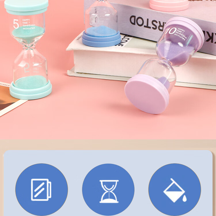 Extreme Space Hourglass Timer Ornament Creative Macaron 15-Minute Timer Children's Birthday Gift 1
