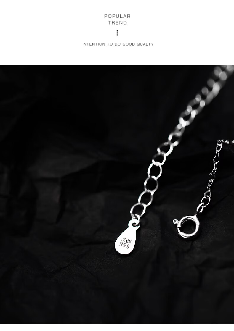 Dijing Runaway Princess 99 Sterling Silver Necklace for Women, Collarbone Chain with Elegant Butterfly Pendant, Birthday Gift for Girlfriend 11
