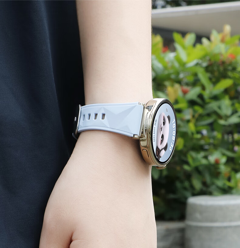 Weiqiantu [Women's Silicone] Watch Band Compatible with Huawei GT7/GT6/GT5/Watch6/6pro/watch5/GT5Pro/GT4, Women's Sports Silicone Watch Strap, 41mm 13