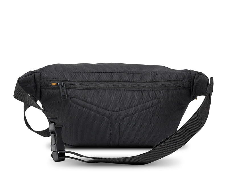 CAT Waist Bag, Lightweight Chest Bag, Crossbody Bag, Phone Pouch, PU Trendy IPad Bag, Outdoor Sports Bag for Men And Women, Black 84050 9