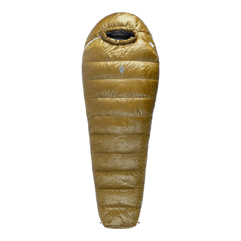 BLACKICE Z Series Lightweight Mummy-Style Goose Down Sleeping Bag, Camping Sleeping Bag Z400 (New Standard), Gold, M