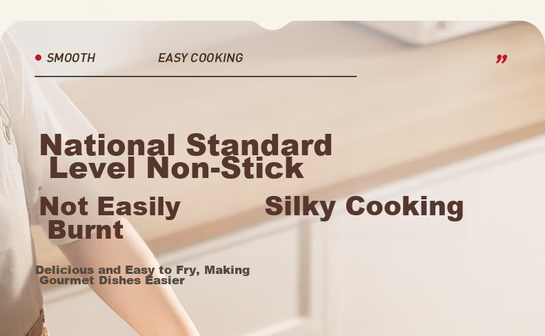 SUPOR Non-Stick Wok, Flat-Bottom Frying Pan for Stir-Fry And Steak, Low-Smoke, 28cm, Compatible with Induction And Gas Stoves 5