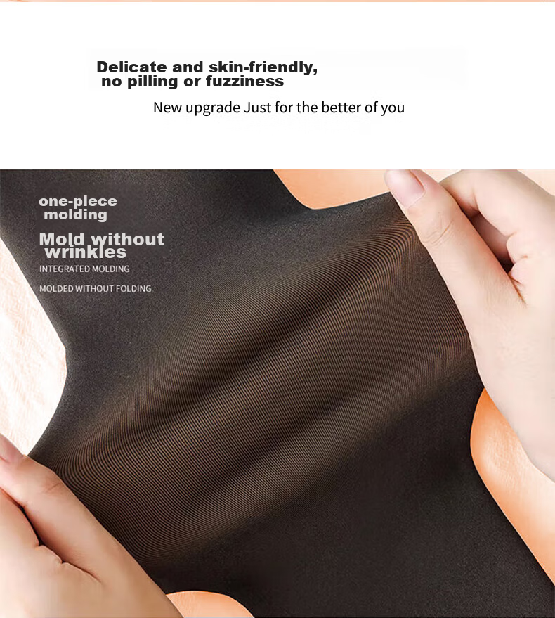 LangSha Women's Plus Size Leggings for Autumn And Winter, Fleece-Lined, Sheer-Looking, Single-Layer Seamless Skin-Tight Pantyhose 13