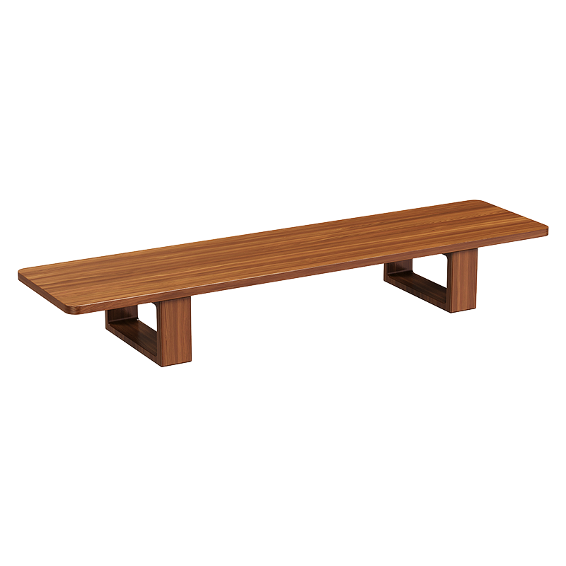 BIAZE Computer Monitor Riser Stand, Wooden Desktop Organizer for Laptops And Monitors, Adjustable Storage Rack, 60*20cm